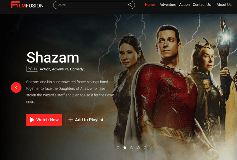Film Fusion: Designing a Cinematic Experience