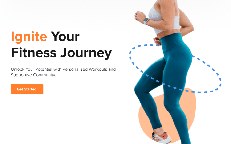 Landing Page for VivaFit: Driving Fitness Results